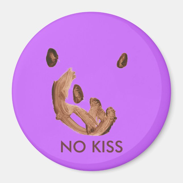 Magnet "No Kiss" par MAXarT (Devant)