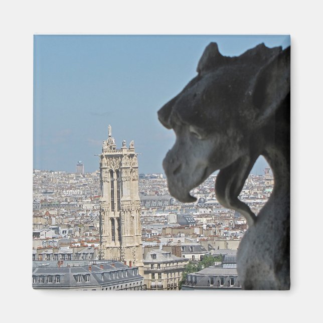 Magnet : Notre-Dame de Paris - Gargoyle (Devant)