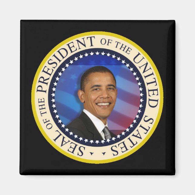 Magnet Objet de collection du président Obama (Devant)