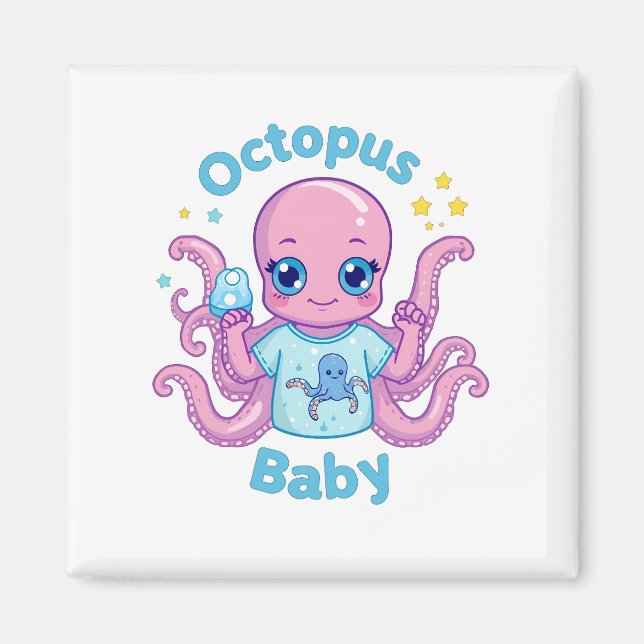 Magnet Octopus Baby  (Devant)