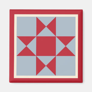 Magnet - Ohio Star Quilt Carré
