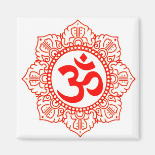 MAGNET OM DE CADEAU DANS DES PÉTALES DE CHAKRA