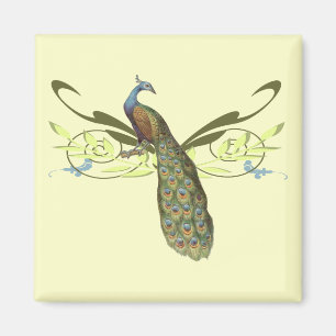 Magnet Paon Vintage