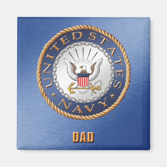 Magnet Papa de la marine américaine (Devant)