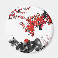 Magnet paysage japonais