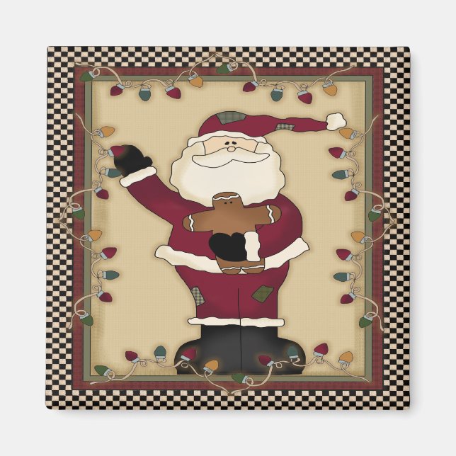 Magnet Père Noël de Noël (Devant)