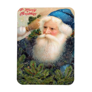 Magnet Père Noël Flex vintage