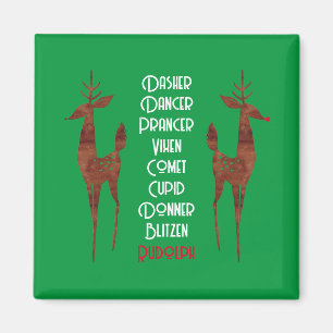 Magnet - Père Noël Reindeer - Rudolph