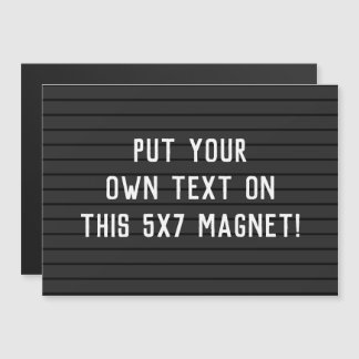 MAGNET PERSONNALISÉ - ajoutez votre texte ou votre