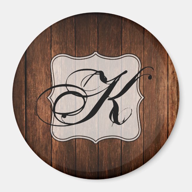 Magnet personnalisé Grange bois pays rustique (Devant)