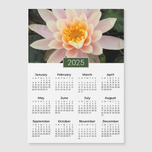 Magnet photo 2025 Calendrier Water Lily