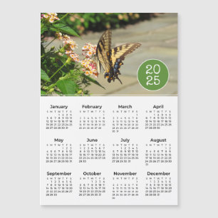 Magnet photo 2025 du calendrier papillon
