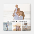 Magnet photo couleur modifiable de collage sous-ti