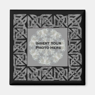 Magnet photo de conception de noeuds celtiques