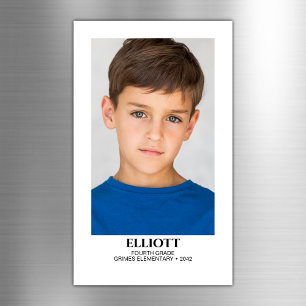 Magnet photo de l'année scolaire