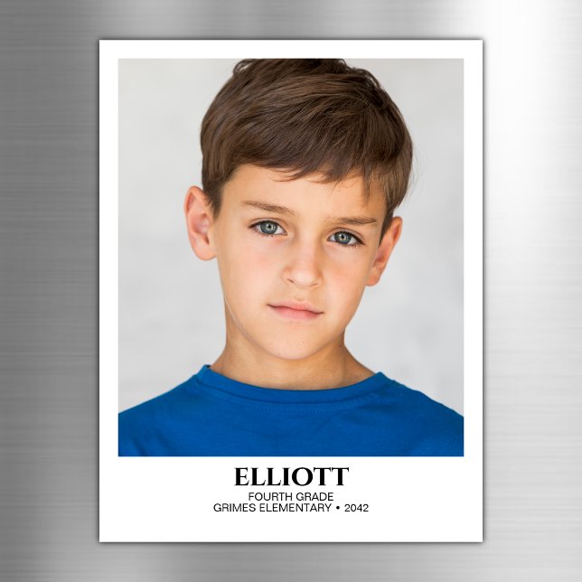 Magnet photo de l'année scolaire (Créateur téléchargé)