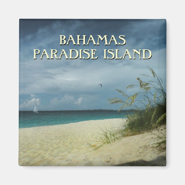 Magnet photo de souvenirs de voyage Bahamas (Devant)