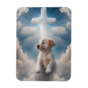 Magnet photo flexible de chiot