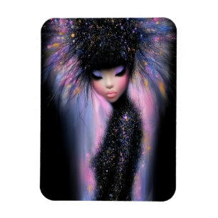 Magnet Photo Flexible Diva Cosmique Lueur Stellair