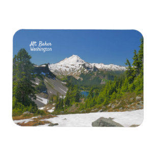 Magnet photo flexible Mt. Baker Washington