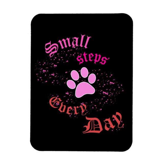 Magnet photo flexible | Petites Étapes Tous Les Jo (Vertical)