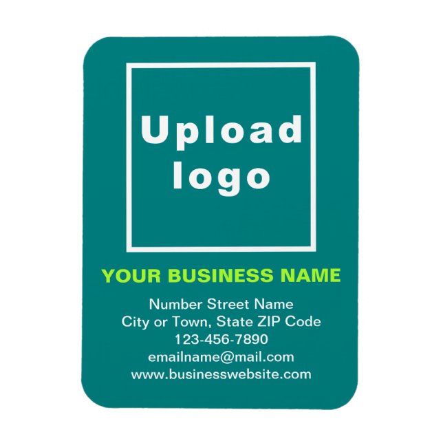 Magnet photo flexible Turquoise (Vertical)