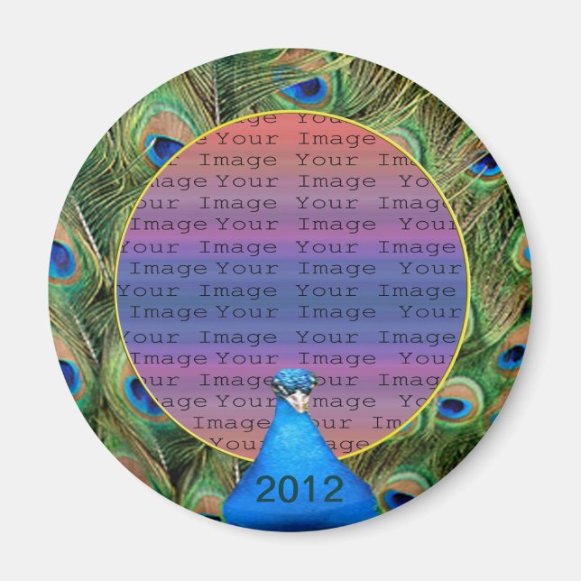 Magnet photo Mariage Peacock (Devant)