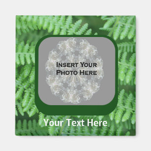 Magnet photo Motif Green Ferns