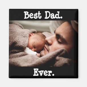 Magnet photo personnalisé du meilleur père