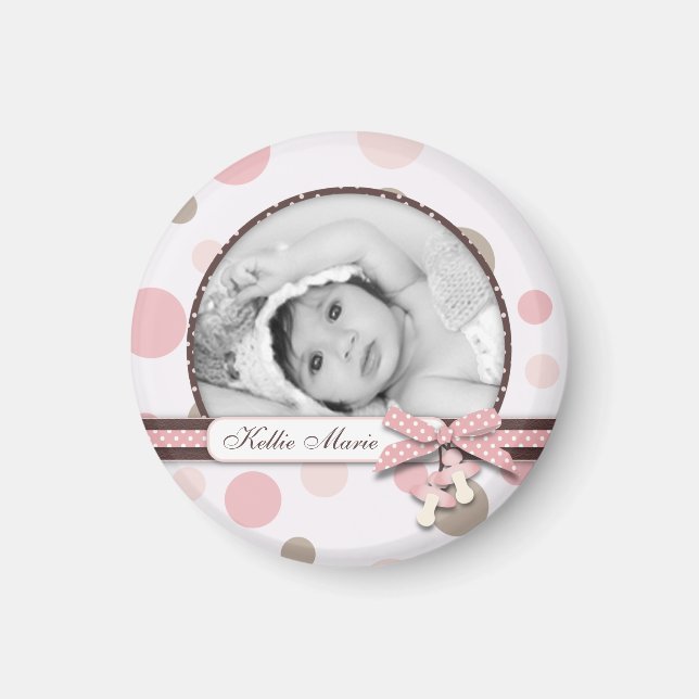 Magnet photo pour fille R (Devant)