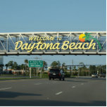 Magnet Photo Sculpture Accueil à Daytona Beach<br><div class="desc">Ahhh les souvenirs de cette ville merveilleuse de la Floride de bord de la mer ! Endroit impressionnant,  Daytona Beach.</div>