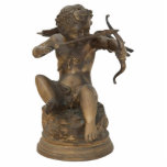 Magnet Photo Sculpture Aimant Cupid 2<br><div class="desc">Aimant de sculpture photo acrylique avec l'image d'une figurine d'or de cupide pointant son arc et sa flèche. Dans la mythologie classique, Cupidon est le dieu romain du désir, de l'amour, de l'attraction et de l'affection. Il est souvent décrit comme le fils de la déesse d'amour Vénus et du dieu...</div>