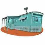 Magnet Photo Sculpture Aimant de coupe-circuit de caravane résidentielle<br><div class="desc">Ce coupe-circuit de caravane résidentielle/remorque vient complet avec les flamants roses en plastique dans la cour !</div>