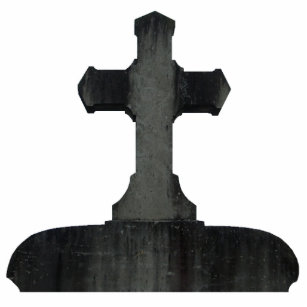 Magnet Photo Sculpture Aimant de pierre tombale de la croix gothique