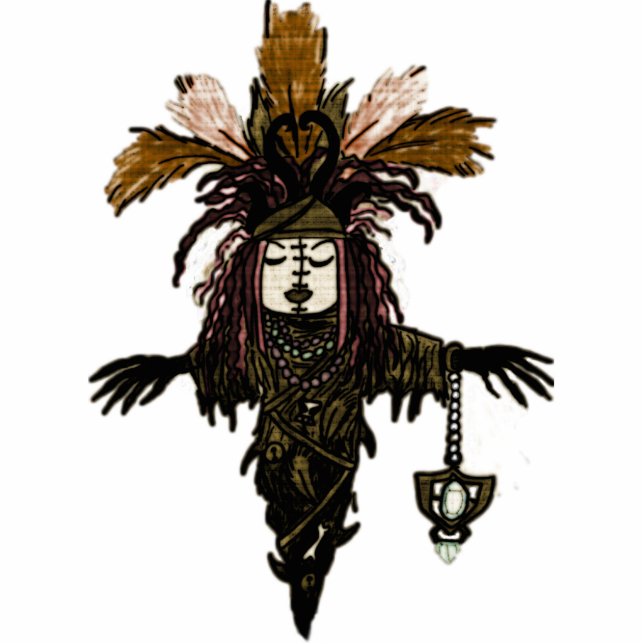 Magnet Photo Sculpture Aimant de poupée de vaudou (Devant)