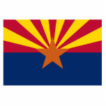 Magnet Photo Sculpture Arizona Drapeau : Réglage de Star Sun, État du cui<br><div class="desc">Le drapeau de l'Arizona, un vibrant témoignage du paysage unique et de la riche histoire de l'état, raconte une histoire de beauté contrastée et de force durable. Son design, chef-d'oeuvre de simplicité et de symbolisme, capte l'essence de l'État du Grand Canyon. - La moitié supérieure du drapeau est dominée par...</div>