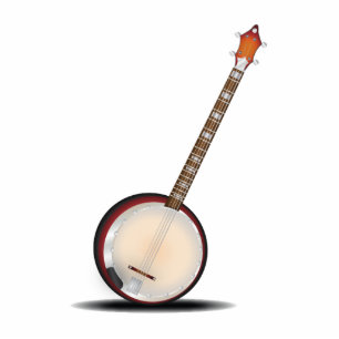 Magnet Photo Sculpture Banjo