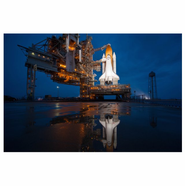 Magnet Photo Sculpture Blue Sky for Space Shuttle Atlantis Launch (Devant)