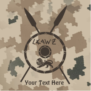 Magnet Photo Sculpture Bouclier Maccabee du désert et oreilles