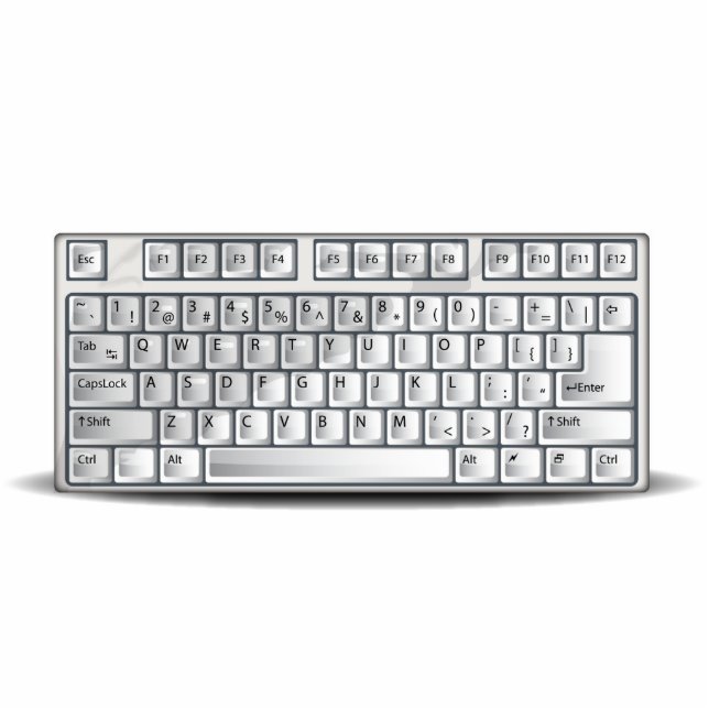 Magnet Photo Sculpture Clavier (Devant)