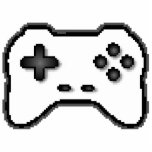 Magnet Photo Sculpture Contrôleur de jeu Noir Blanc 8 bits Style de jeu v<br><div class="desc">Contrôleur de jeu pixelisé noir et blanc Illustration faite dans le style 8 bits. Montrez votre passion pour le jeu - vieille école! Cette image a été créée par un autre joueur. Peut être sur arrière - plan clair ou foncé - changer par le bouton de personnaliser.</div>