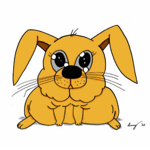 Magnet Photo Sculpture Cute Fat Bunny Sculpture Magnet