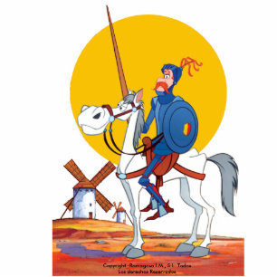 MAGNET PHOTO SCULPTURE DON QUIXOTE & ROCINANTE