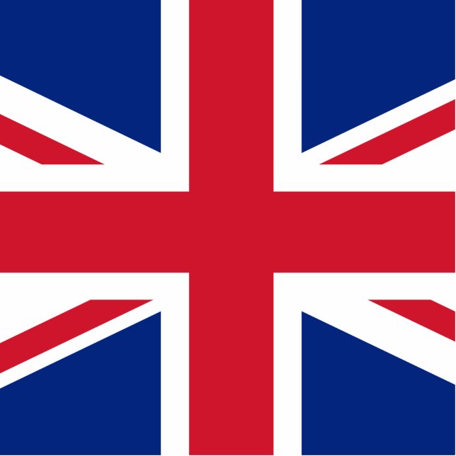 Magnet Photo Sculpture Drapeau du Royaume-Uni (Devant)