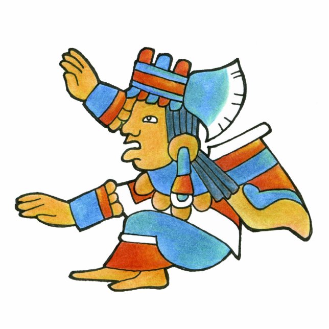 Magnet Photo Sculpture Femme maya (Devant)