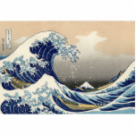 Magnet Photo Sculpture Grande vague Kanagawa peinture japonaise<br><div class="desc">Vague japonaise de coupe de bois — Vague du Mont Fuji par Hokusa Une grande vague est dans l'océan — et vous voyez le Mont Fuji dans l'arrière - plan lointain — la vague s'enroule autour du grand Mont Fuji. La vague géante est si intense que vous pourriez presque manquer...</div>