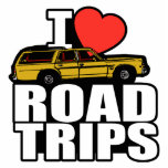 Magnet Photo Sculpture I Love Road Trips<br><div class="desc">"I Love Road Trips"</div>