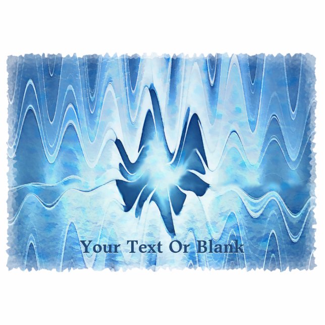 Magnet Photo Sculpture Lac glaciaire (Devant)