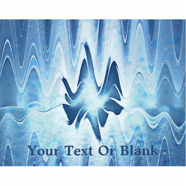 Magnet Photo Sculpture Lac glaciaire (Devant)