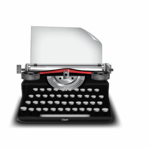 Magnet Photo Sculpture Machine à écrire